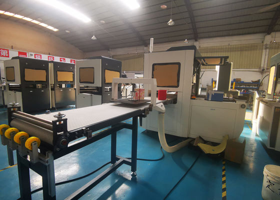 Macchina imballatrice della scatola automatica multifunzionale di LS-450plus per l'imballaggio della scatola di carta ed il contenitore di cellulare con la posizione della macchina fotografica