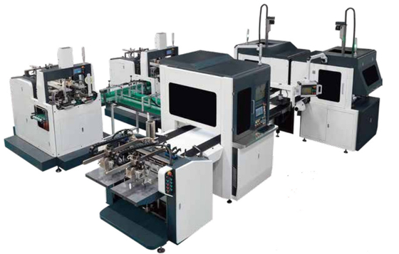 Macchina rigida completamente automatica intelligente dell'incartonamento di Bi-Manica per il contenitore di plastica di unità di elaborazione