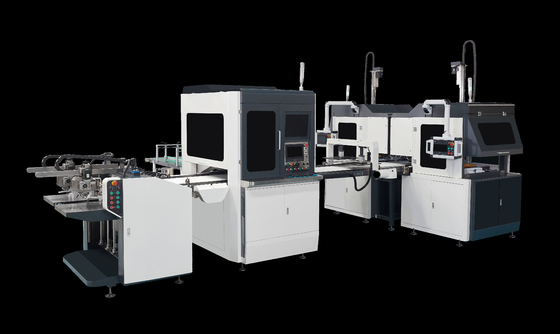Macchina per la produzione di scatole rigide completamente automatiche per vini di lusso
