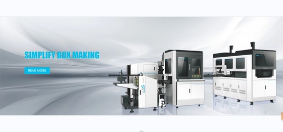 LS-1246D Fully Automatic High Speed Double Forming Candy Computer Phone Rigid Box Making Machine 40 pezzi al minuto