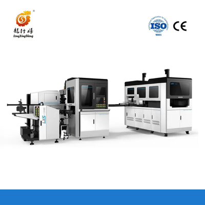 LS-1246D Fully Automatic High Speed Double Forming Candy Computer Phone Rigid Box Making Machine 40 pezzi al minuto