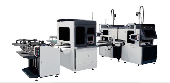 Macchina di formazione a doppio canale di scatole di vini completamente automatiche di alta gamma