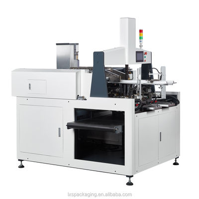 Angolo completamente automatico della macchina imballatrice di L1650XW1300XH1960mm che incolla il contenitore rigido di telefono
