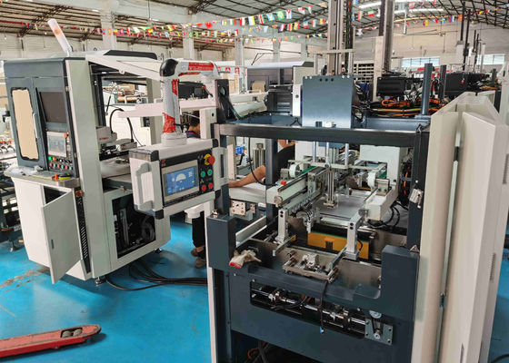 40pcs/Min Gift Box Making Machine L120XW70mm che posiziona incollatura