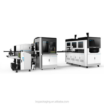 macchina imballatrice del cartone 1246D dell'incartonamento di macchina del contenitore della scatola rigida completamente automatica del creatore